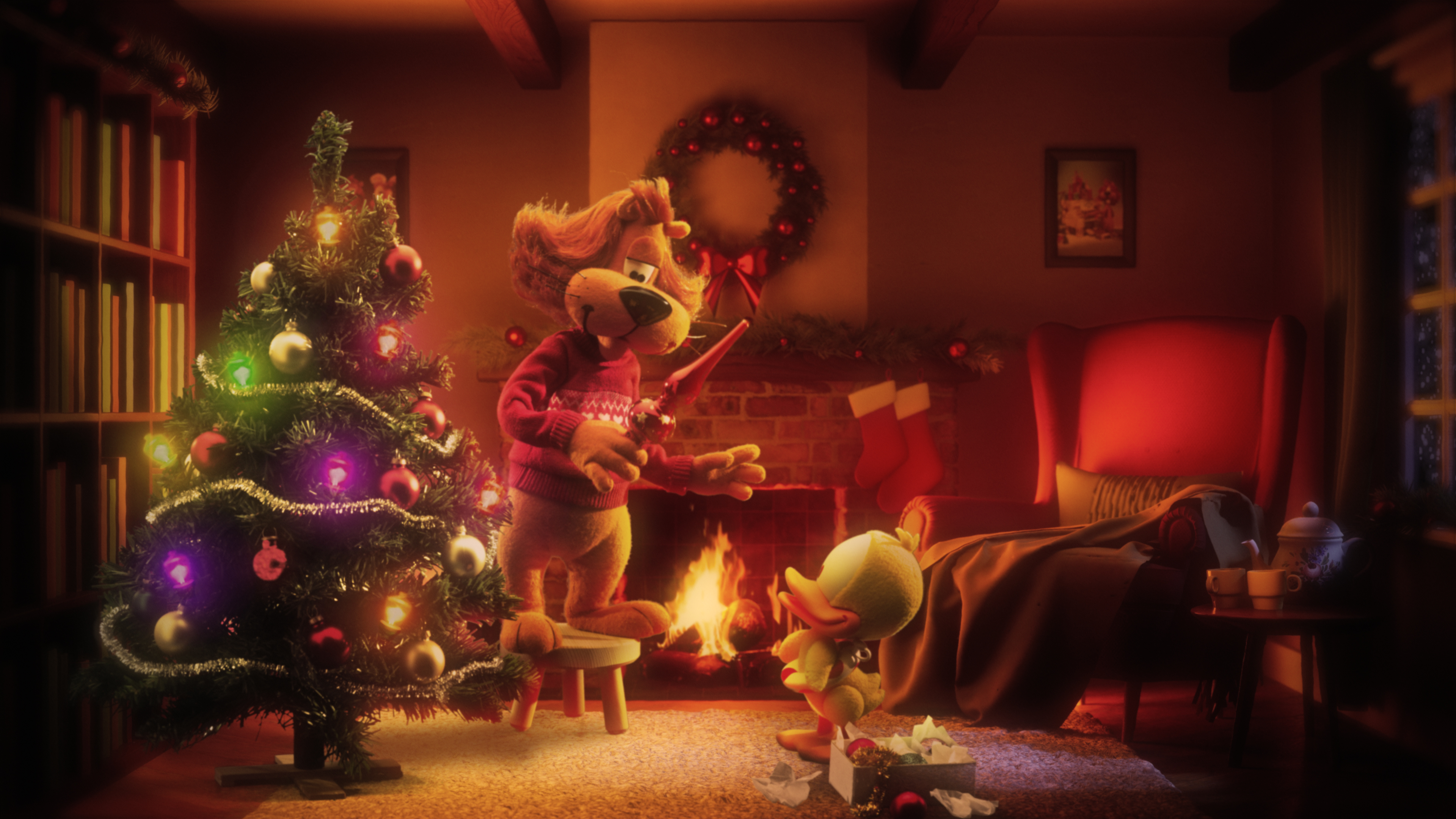 kerstmis, loeki, loeki de leeuw, kerstreclame, kerstcommercial